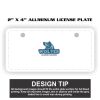 2" X 4" Aluminum License Plate  Thumbnail