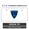 2" X 4" Aluminum License Plate  Thumbnail