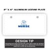 2" X 4" Aluminum License Plate  Thumbnail