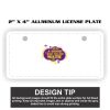 2" X 4" Aluminum License Plate  Thumbnail