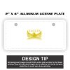 2" X 4" Aluminum License Plate  Thumbnail