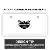 2" X 4" Aluminum License Plate  Thumbnail