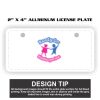 2" X 4" Aluminum License Plate  Thumbnail