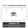 2" X 4" Aluminum License Plate  Thumbnail