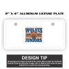 2" X 4" Aluminum License Plate  Thumbnail