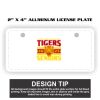 2" X 4" Aluminum License Plate  Thumbnail