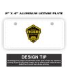 2" X 4" Aluminum License Plate  Thumbnail