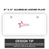 2" X 4" Aluminum License Plate  Thumbnail