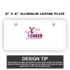 2" X 4" Aluminum License Plate  Thumbnail