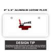 2" X 4" Aluminum License Plate  Thumbnail