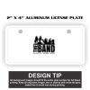 2" X 4" Aluminum License Plate  Thumbnail