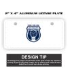 2" X 4" Aluminum License Plate  Thumbnail