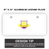 2" X 4" Aluminum License Plate  Thumbnail