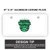 2" X 4" Aluminum License Plate  Thumbnail
