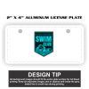 2" X 4" Aluminum License Plate  Thumbnail
