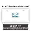 2" X 4" Aluminum License Plate  Thumbnail