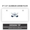 2" X 4" Aluminum License Plate  Thumbnail