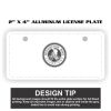 2" X 4" Aluminum License Plate  Thumbnail