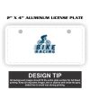 2" X 4" Aluminum License Plate  Thumbnail