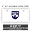 2" X 4" Aluminum License Plate  Thumbnail