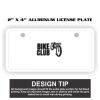 2" X 4" Aluminum License Plate  Thumbnail
