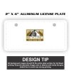 2" X 4" Aluminum License Plate  Thumbnail