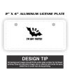 2" X 4" Aluminum License Plate  Thumbnail