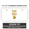 2" X 4" Aluminum License Plate  Thumbnail