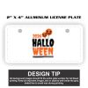 2" X 4" Aluminum License Plate  Thumbnail