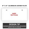 2" X 4" Aluminum License Plate  Thumbnail