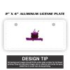 2" X 4" Aluminum License Plate  Thumbnail