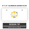 2" X 4" Aluminum License Plate  Thumbnail