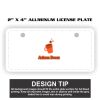 2" X 4" Aluminum License Plate  Thumbnail