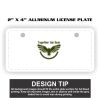 2" X 4" Aluminum License Plate  Thumbnail