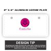 2" X 4" Aluminum License Plate  Thumbnail