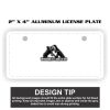 2" X 4" Aluminum License Plate  Thumbnail