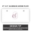 2" X 4" Aluminum License Plate  Thumbnail
