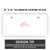 2" X 4" Aluminum License Plate  Thumbnail