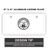 2" X 4" Aluminum License Plate  Thumbnail