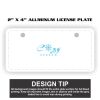 2" X 4" Aluminum License Plate  Thumbnail