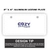 2" X 4" Aluminum License Plate  Thumbnail