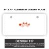 2" X 4" Aluminum License Plate  Thumbnail