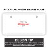 2" X 4" Aluminum License Plate  Thumbnail
