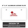 2" X 4" Aluminum License Plate  Thumbnail