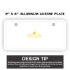 2" X 4" Aluminum License Plate  Thumbnail