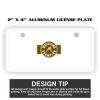 2" X 4" Aluminum License Plate  Thumbnail