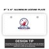 2" X 4" Aluminum License Plate  Thumbnail