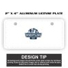 2" X 4" Aluminum License Plate  Thumbnail