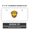 2" X 4" Aluminum License Plate  Thumbnail