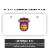2" X 4" Aluminum License Plate  Thumbnail